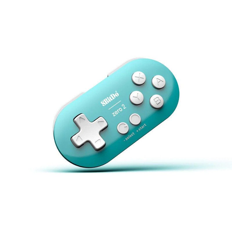 8Bitdo Zero 2 Wireless Gamepad Mini Controller - Turquoise - وحدة تحكم لاسلكية